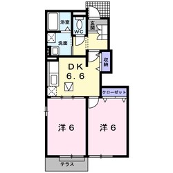 高茶屋駅 徒歩39分 1階の物件間取画像